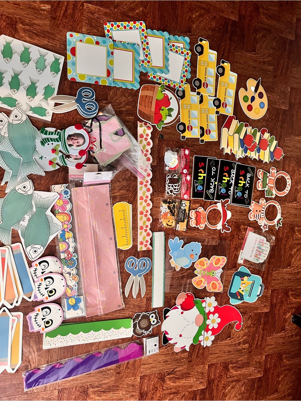 Assorted Classroom & Craft Die-Cut Paper Accents - Colorful Mix